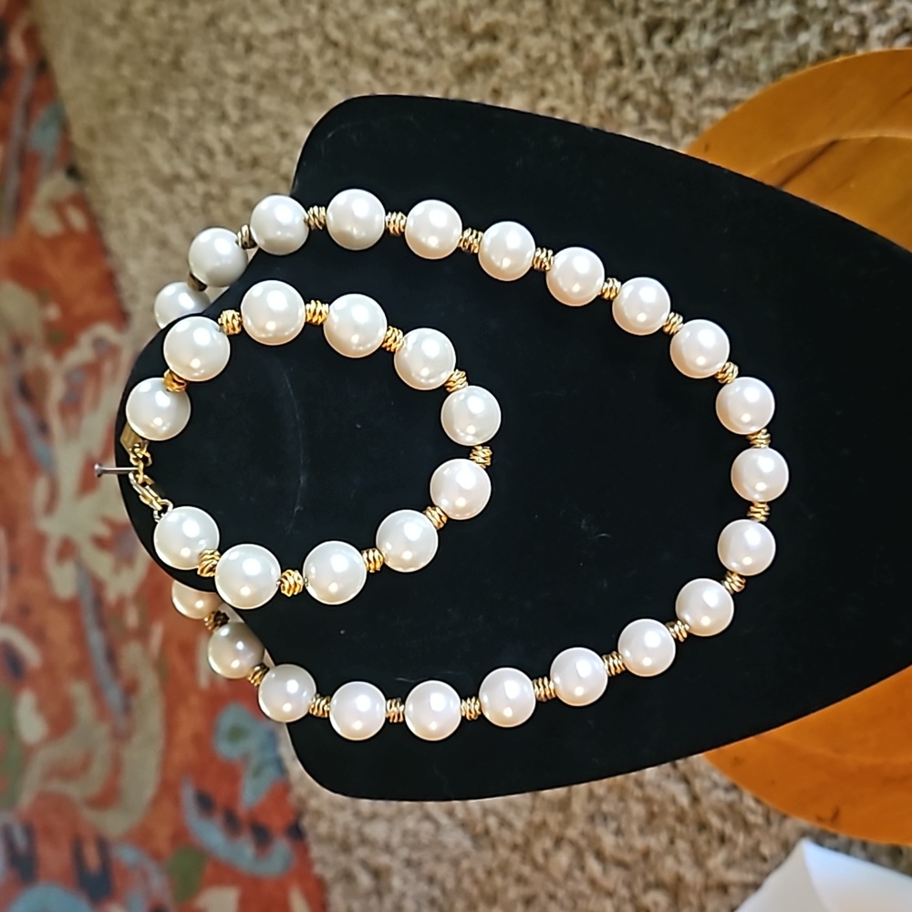 Vintage Anne Kline Necklace and Bracelet Set